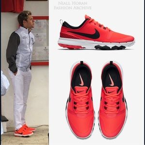 Nike 2015 Men’s waterproof FI Impact 2 spikeless golf shoes bright crimson size8